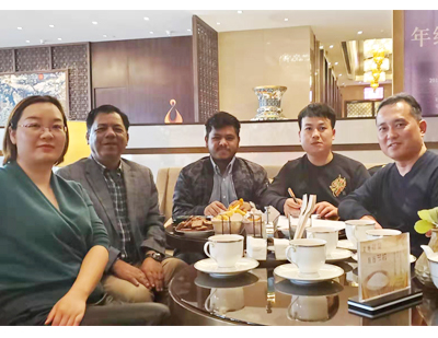 Visit with Bangladeshi customers on November 20, 2019