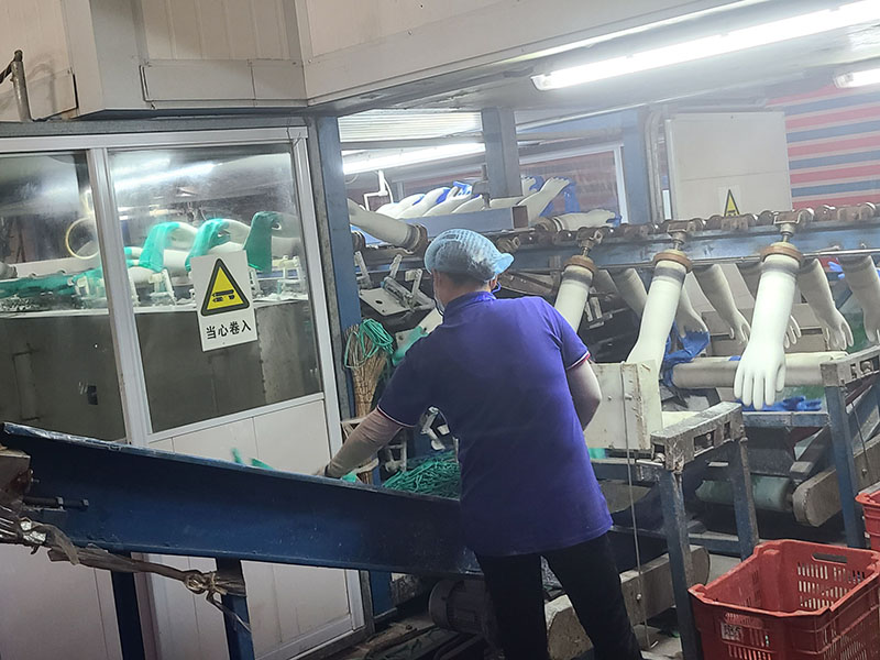 Latex Household Gloves Automatic Production Line